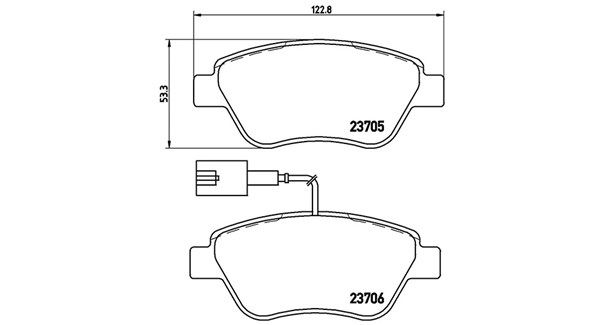 MAGNETI MARELLI Комплект тормозных колодок, дисковый тормоз 363700423085